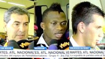 'Polilla' Da Silva, Miguel Murillo y Mauricio Alfonso hablaron en la previa entre Nacional y Peñarol · Copa Libertadores 2016 (grupo 4, fecha 3)