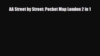 Download AA Street by Street: Pocket Map London 2 in 1 Free Books