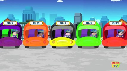 Five Bus Drivers | Nursery Rhymes For Kids And Children | Kids TV