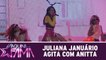 Juliana Januário agita com Anitta