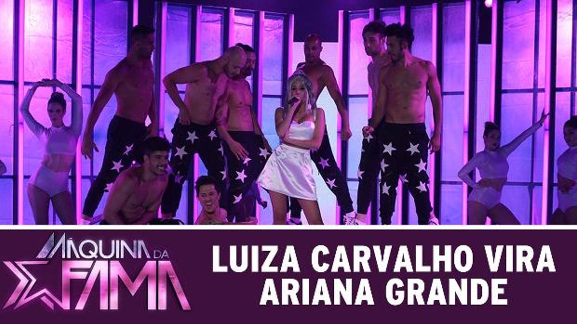 Luiza Carvalho vira Ariana Grande