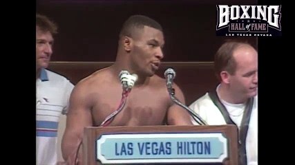 Mike Tyson Trevor Berbick Post Fight Press Conference November 22, 1986  Historical Boxing Matches