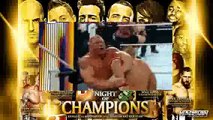 WWE Noche de Campeones 2014 Brock Lesnar vs Jhon Cena|Español Latino