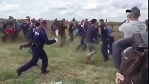 Syrian refugees had assaulted a female journalist