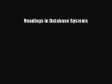 Read Readings in Database Systems PDF