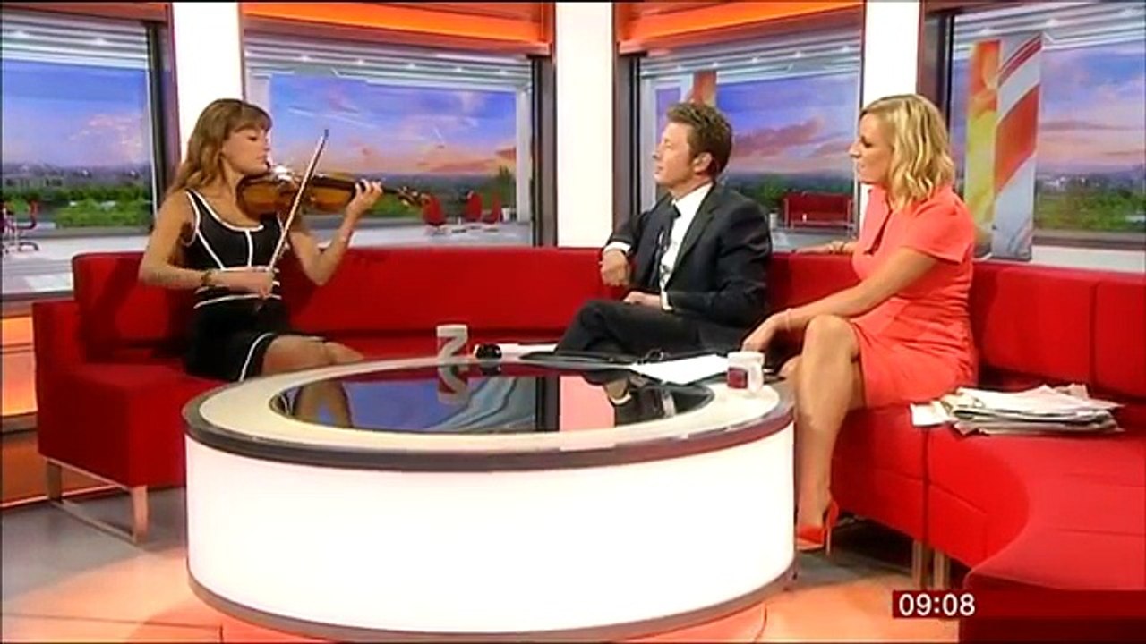 STEPH McGOVERN: : BBC Breakfast 28 Aug. 2015 Nicola Benedetti