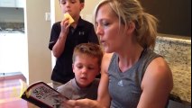 funny videos-Kid has the cutest reaction to scary story