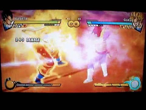Dragon Ball Z Burst Limit - Vegeta (ULRB) vs Goku (jetplayer77) - Part 2