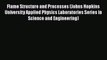 Read Flame Structure and Processes (Johns Hopkins University Applied Physics Laboratories Series