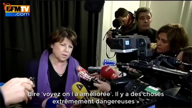 Martine Aubry fait la leçon à Myriam El Khomri au Bureau national du PS