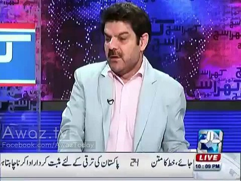 Hot debate between Mubashir Luqman & Kashif Mirza- Kashif Mirza Leave the show at starting