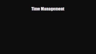 [PDF] Time Management Download Full Ebook