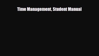 [PDF] Time Management Student Manual Download Online