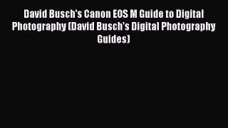 Read David Busch's Canon EOS M Guide to Digital Photography (David Busch's Digital Photography