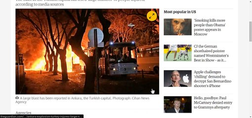 #Breaking News: Car Bomb Explosion Rocks Ankara Turkey