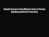 Download Wealth Secrets of the Affluent: Keys to Fortune Building and Asset Protection PDF