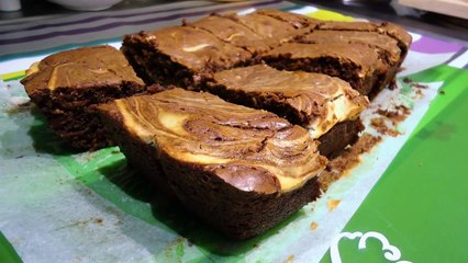 Брауни с сырным кремом по нью-йорски