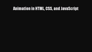 PDF Animation in HTML CSS and JavaScript  Read Online