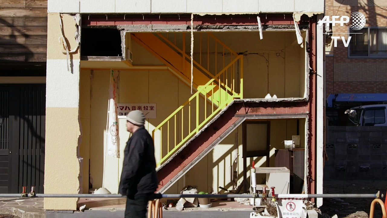 Touristen schockiert von Zerstörung in Fukushima