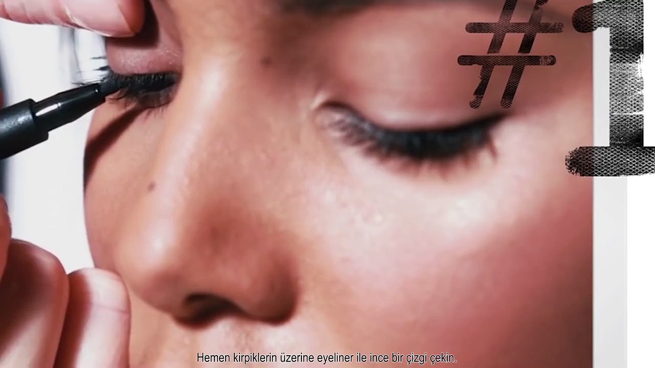 Makyaj Uygulaması: İnceden Kalına Sıvı Eyeliner Uygulaması Nasıl Yapılır?