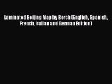 Download Laminated Beijing Map by Borch (English Spanish French Italian and German Edition)