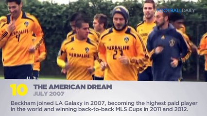 10 Unforgettable David Beckham Moments