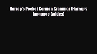 PDF Harrap's Pocket German Grammar (Harrap's language Guides) Ebook