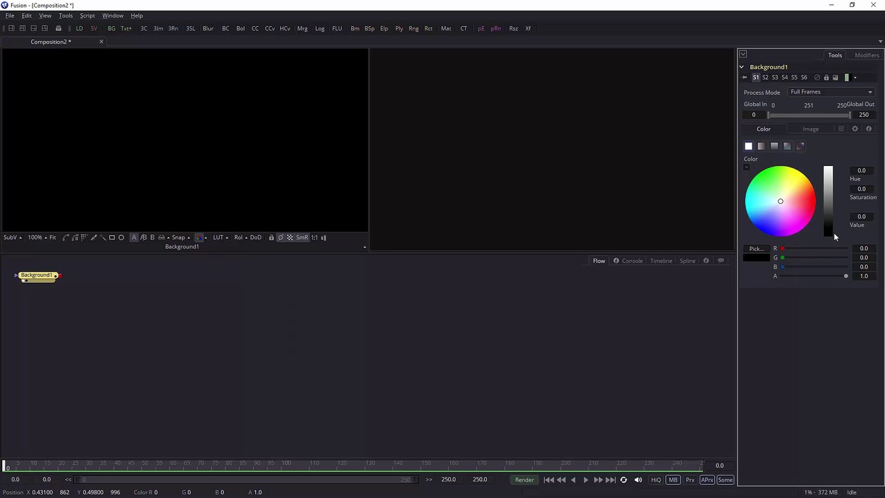 Building & Controlling a Clock in Fusion Part 1/5 - 2D to 3D Background