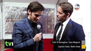 OUATs Colin ODonoghue, Sean Maguire & Lana Parilla on the 100th Ep Red Carpet