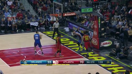 Mario Hezonja 10 points vs Hawks 18/1/2016