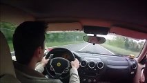 Ferrari F430 Test Sürüşü Sırasında Öyle Bir Kaza Atlattı ki.