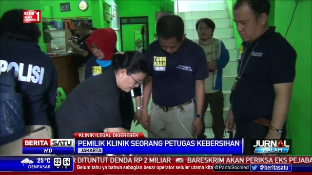Klinik Tak Berizin di Cilincing Digerebek