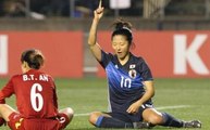 ベトナム女子代表 vs 日本女子代表（リオ五輪アジア最終予選 2016）　なでしこジャパン1-6で勝利☆