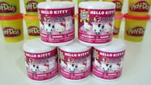 5 Hello Kitty FasjonaEms Overraskelse Leker Opppakkingen Squishy Figurer!