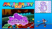 Mario Party DS - Story Mode - Part 49 - Bowsers Pinball Machine (1/2) (Waluigi) [NDS]