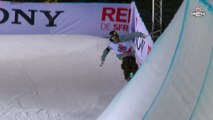 SFR Freestyle Tour 2016 : Kevin Rolland lors du Halfpipe WCP 2015 à Tignes