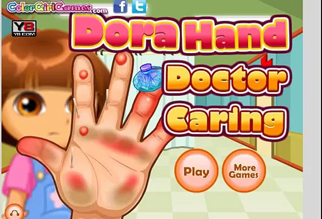 Dora Hand Doctor Caring ( Даша травмировала ручку)