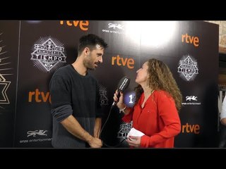 Hugo Silva habla con Periodista Digital en la presentación de 'El Ministerio del Tiempo 2'.