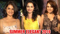 Zee Gaurav Nomination Party 2016 | Top Marathi Actresses in Elegant Summer Theme | Movies | Awards