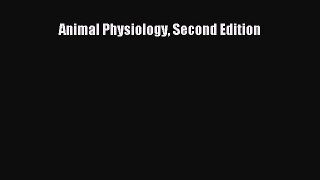 Download Animal Physiology Second Edition PDF Book Free