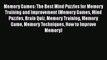 Read Memory Games: The Best Mind Puzzles for Memory Training and Improvement (Memory Games