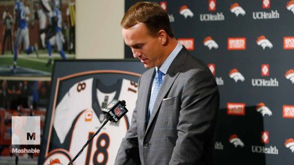 'God bless football,' Peyton Manning says goodbye