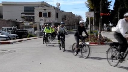 Mersin - Bisikletçiler, 8 Mart?ta Özgecan?ı Unutmadı