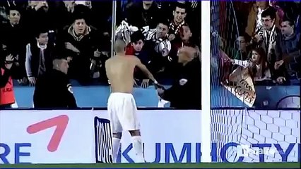 Nacho gets an autograph from Cristiano Ronaldo for a child who was crying disconsolately