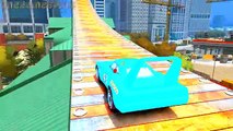 Disney cars Monster Lightning McQueen and Dinoco King 43 Marvel Thor & Spider Man Children s Songs