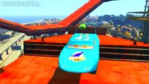 Disney pixar cars Dinoco King 43 VS Chick Hicks punishment Airport Race Track