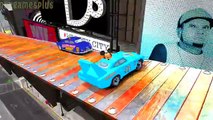 Goofy and Mickey Mouse Disney cars Dinoco King 43 & Hudson Hornet Children s Songs