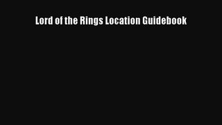 Download Lord of the Rings Location Guidebook PDF Free