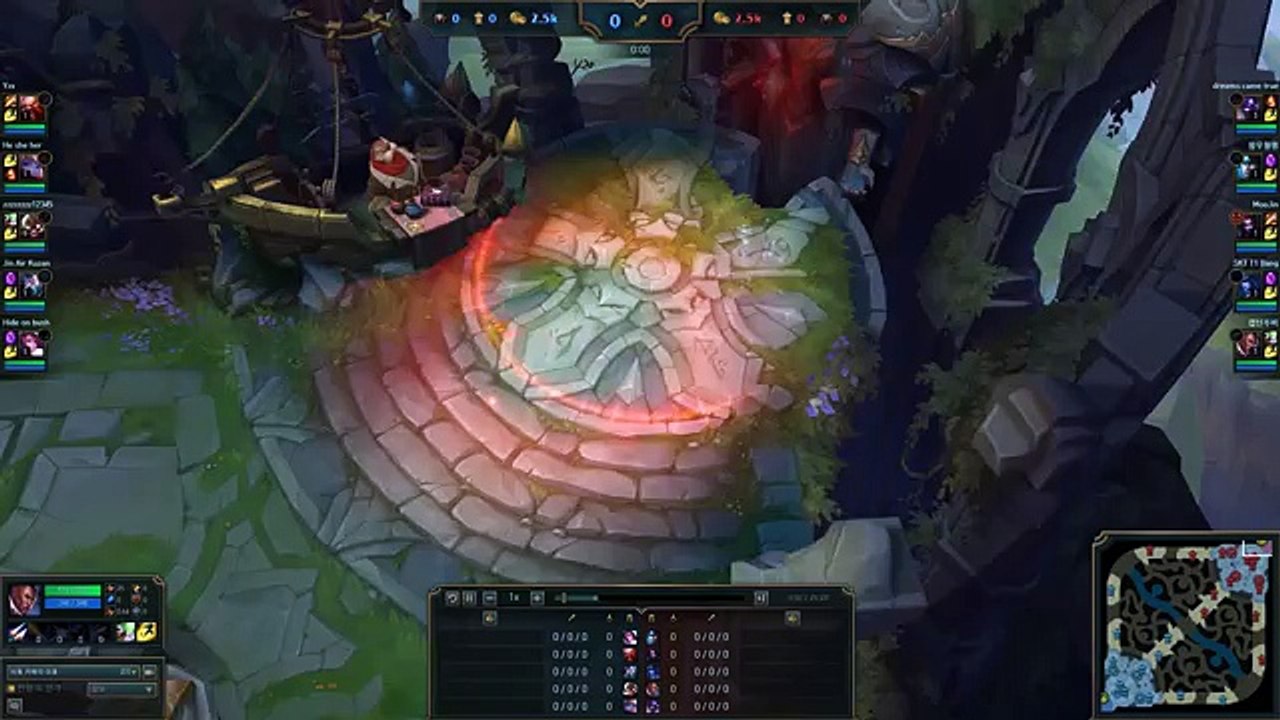 SKT T1 Faker - Fiora vs Taric - KR LOL Challenger 525LP