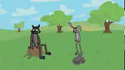 Заяц и волк